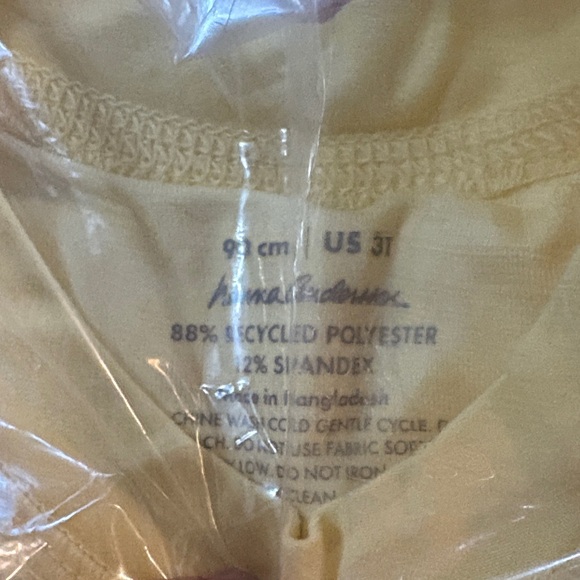 Hanna Andersson Yellow Surf Graphic Rashguard - Picture 2 of 4